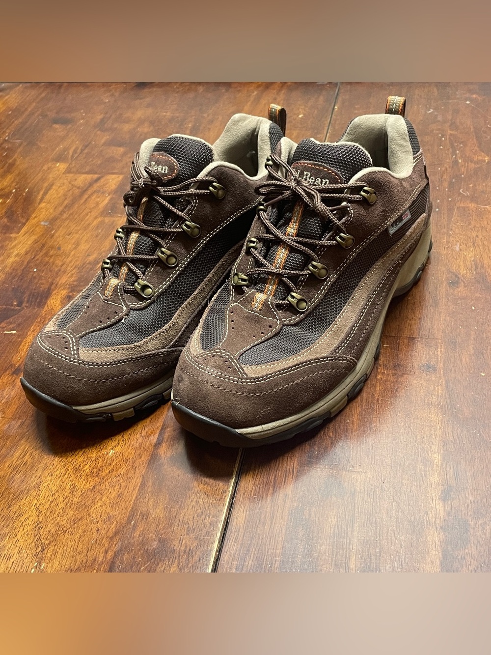 LL Bean Hiking Boots Womens Size 8.5 Lace Up Tek 2.5